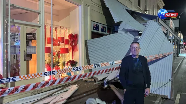 Chaos Unfolds: Truck Driver Arrested After Dramatic Road Train Crash Near MP's Office in Gawler