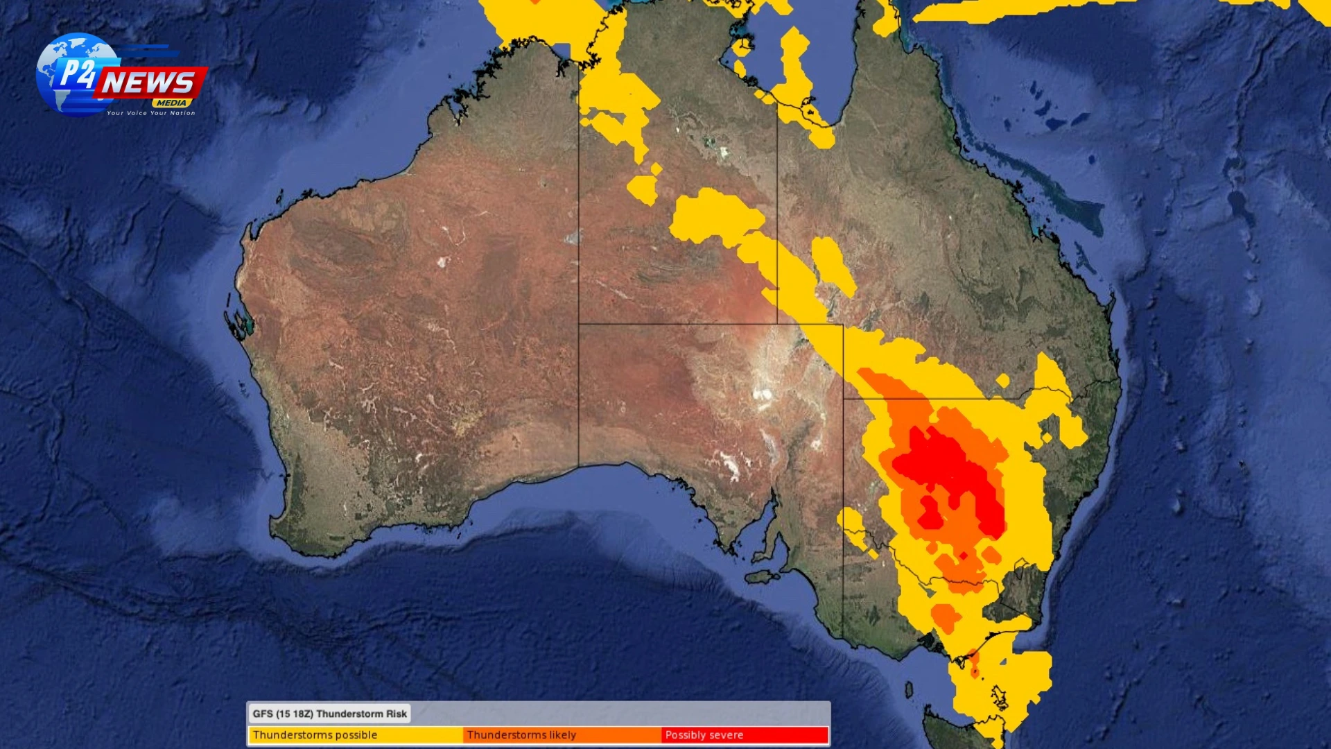 'Severe Thunderstorm Alerts Issued: Giant Hail and Destructive Winds Threaten Eastern Australia