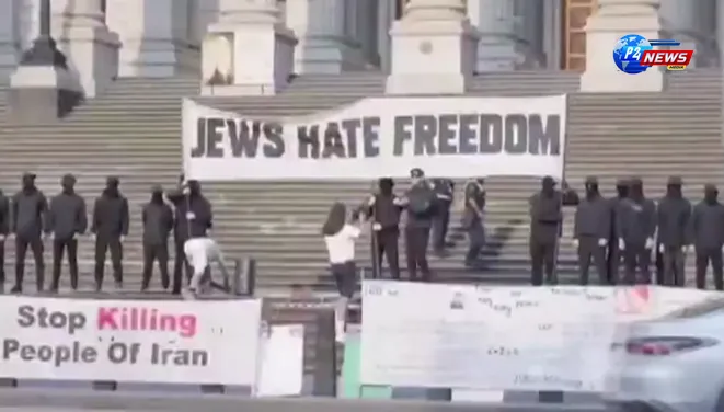 Protest Turned Dark: Man Arrested Amidst Anti-Semitic Demonstrations at Parliament