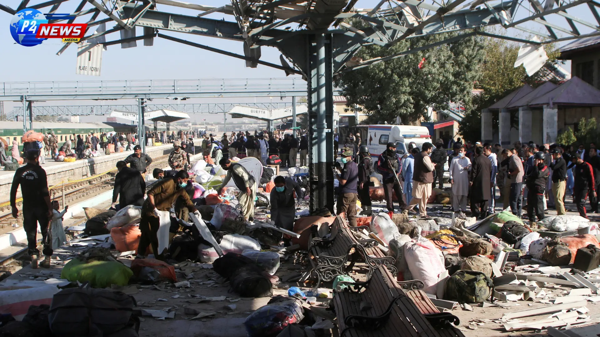 Blast at Pakistani Railway Station Claims 24 Lives: Eyewitness Accounts and CCTV Footage Reveal Tragedy