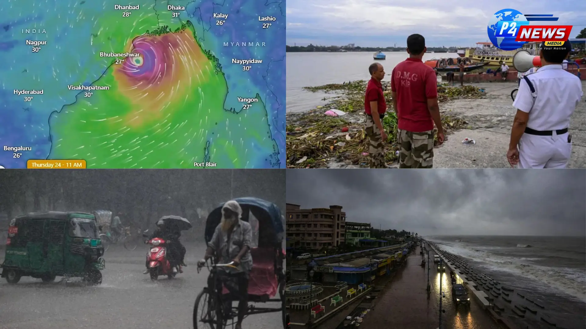 Cyclone-Dana-Triggers-Massive-Evacuations:-1.5-Million-People-Flee-Coastal-Areas-as-Storm-Nears