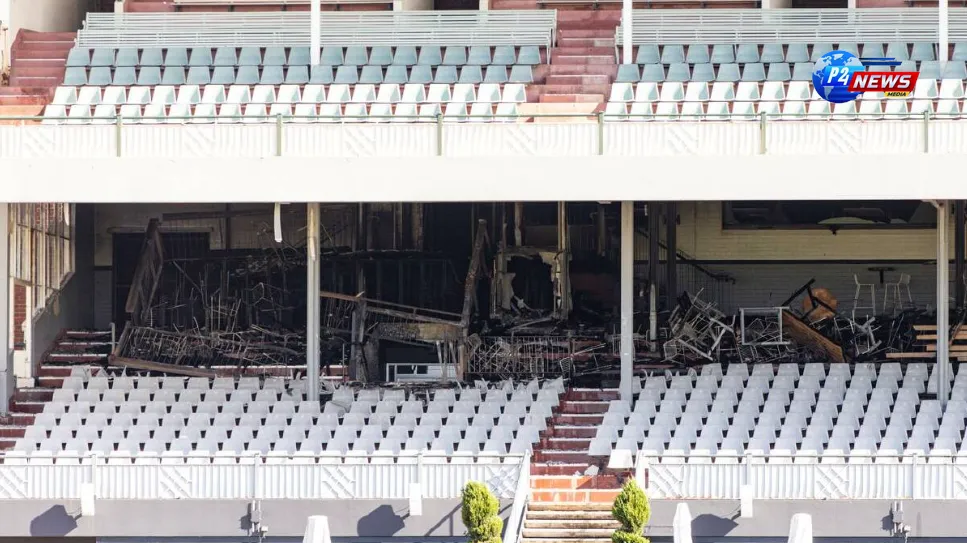 "Arson Allegations Ignite Tensions as Suspect Charged Over Devastating Racecourse Stand Blaze"