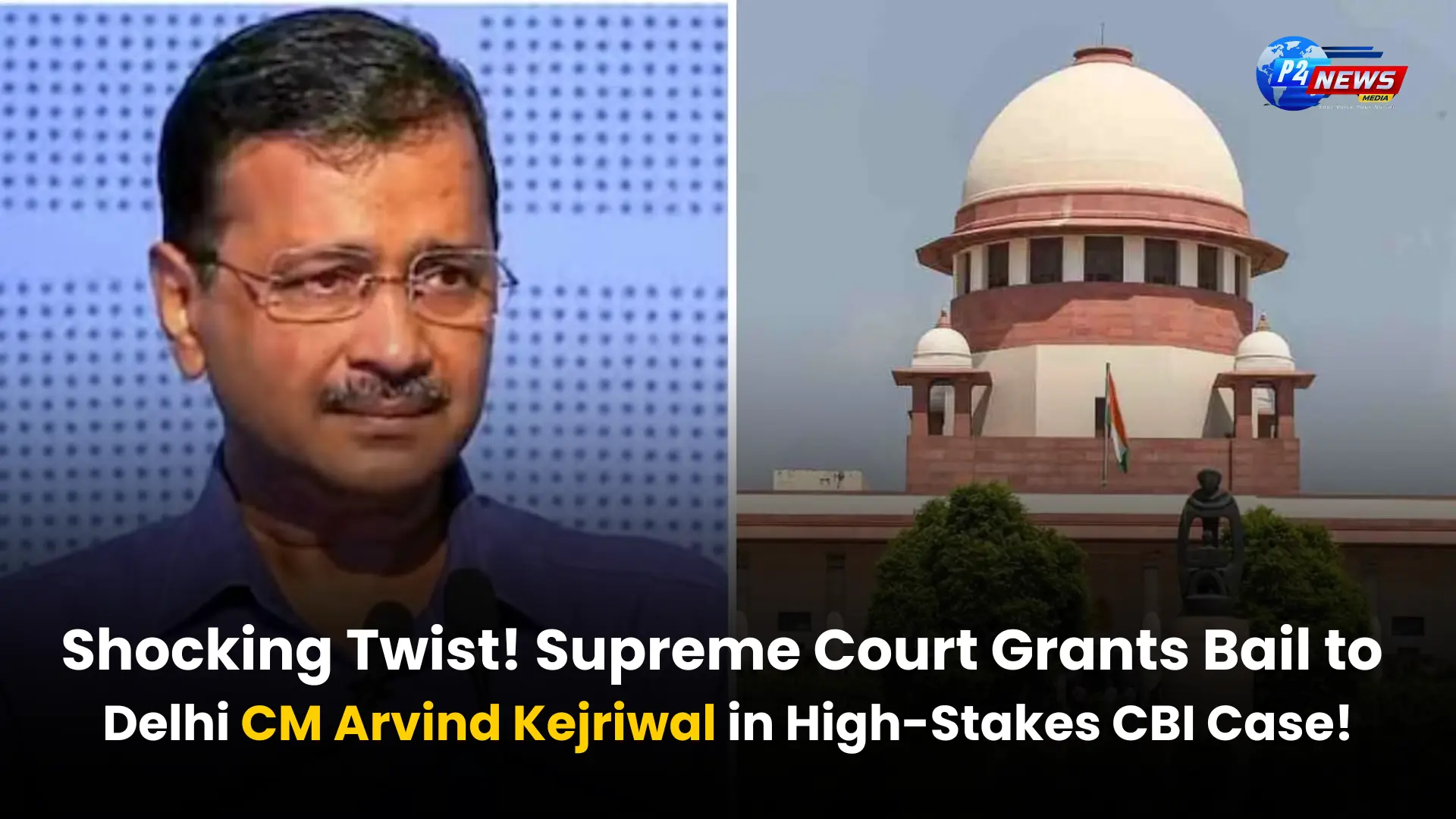 Shocking Twist! Supreme Court Grants Bail to Delhi CM Arvind Kejriwal in High-Stakes CBI Case!.