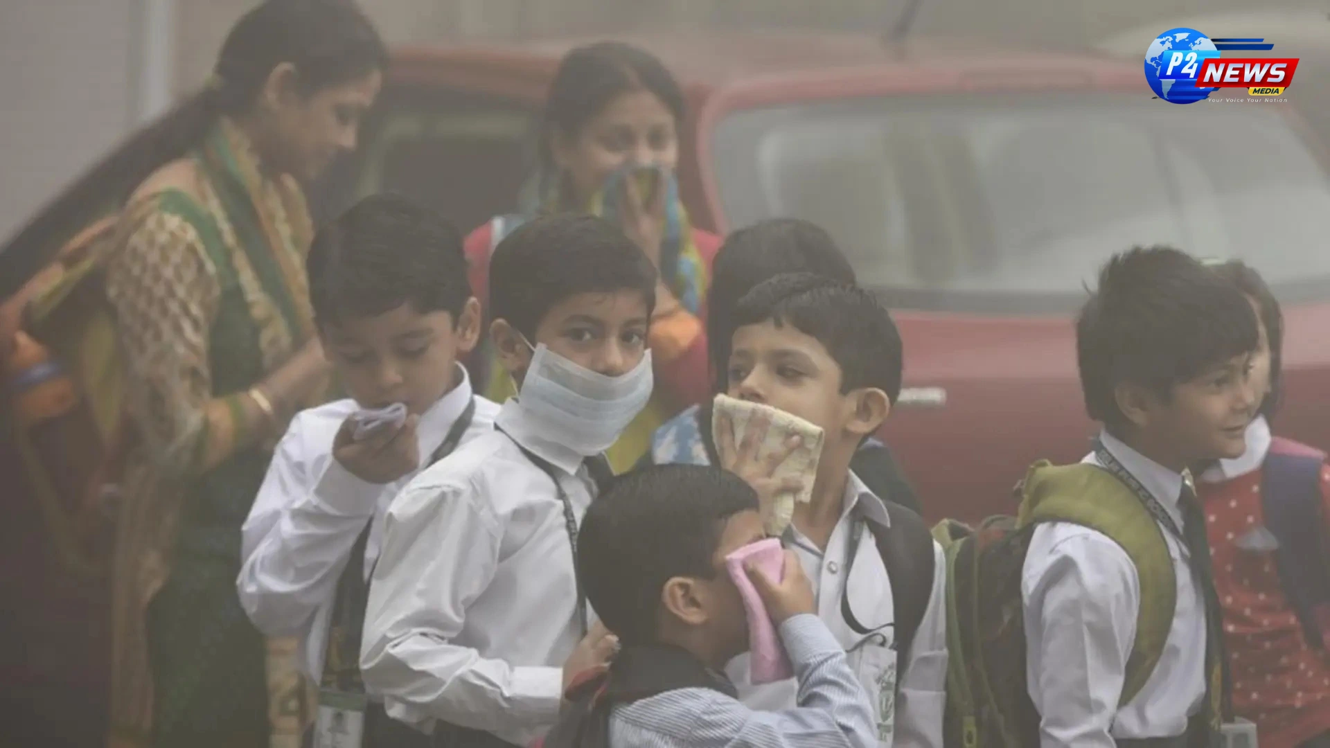 Delhi's Air Quality Crisis: Schools Shift to Online Learning, Excluding Classes 10 and 12