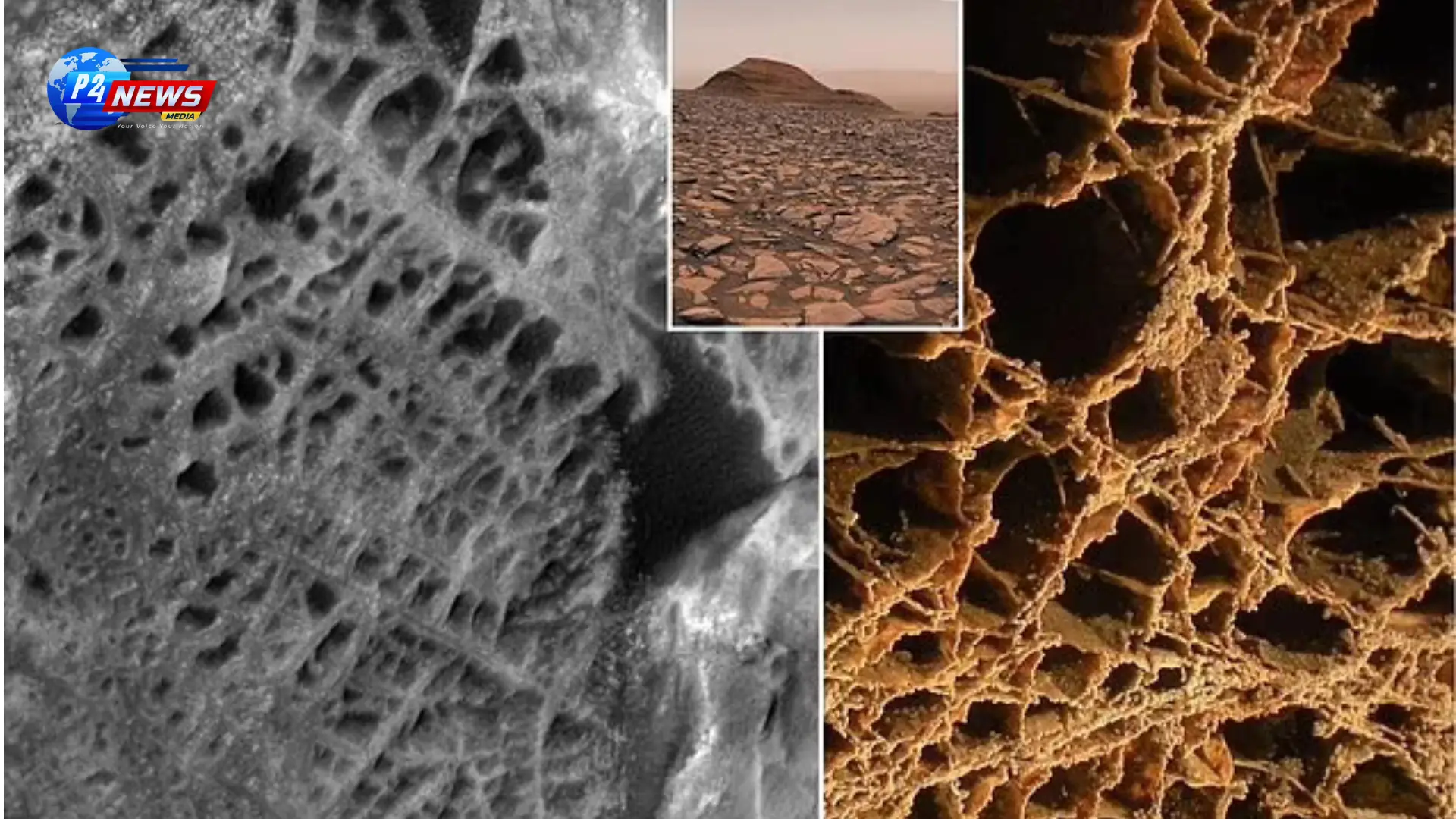 'Mars Rover Investigates Mysterious Spiderweb Patterns on Red Planet