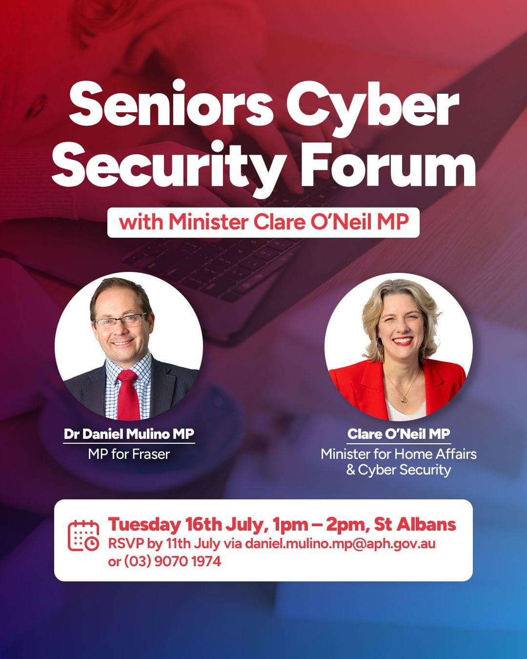 Informative Cyber Security Session for Senior Citizens at Victoria Community Centre