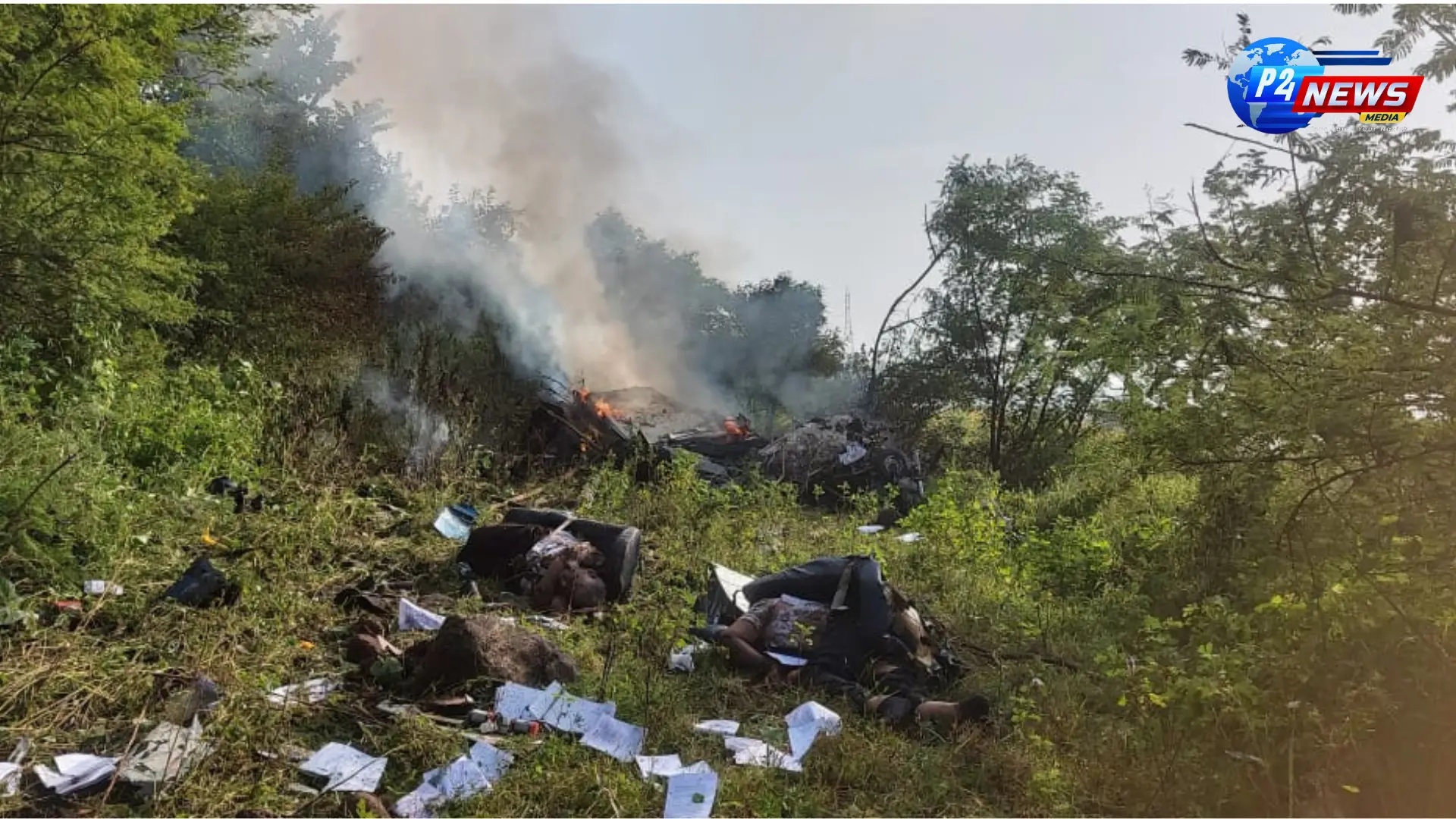 Helicopter Tragedy in Pune: Two Pilots and Engineer Lose Lives in Crash