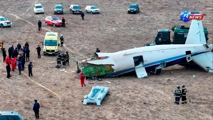 Tragedy in the Skies: Eyewitness Footage Reveals Chilling Moments of Azerbaijan Airlines Crash in Kazakhstan