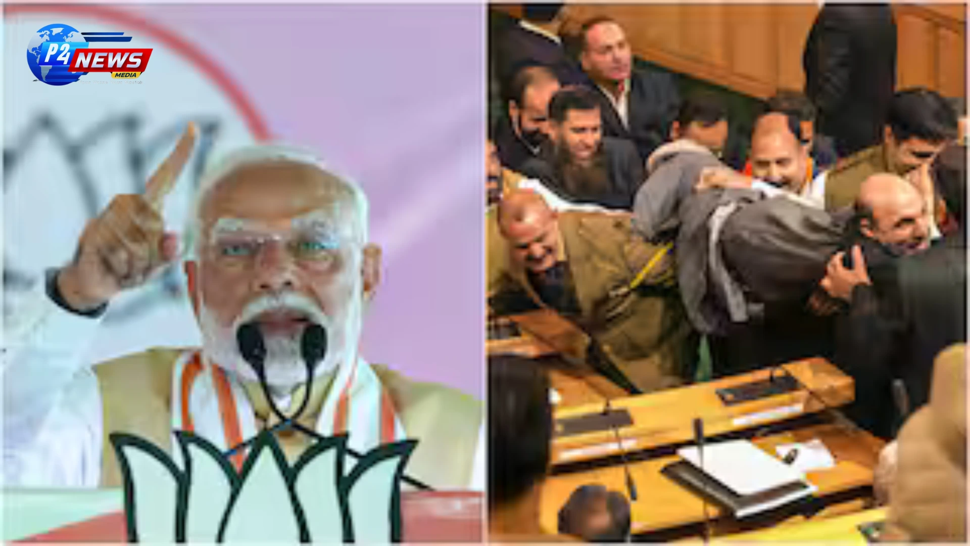 'Modi Critiques Congress for Article 370 Move, Defending Ambedkar's Legacy